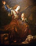 CAVAROZZI, Bartolomeo Guardian angel oil painting